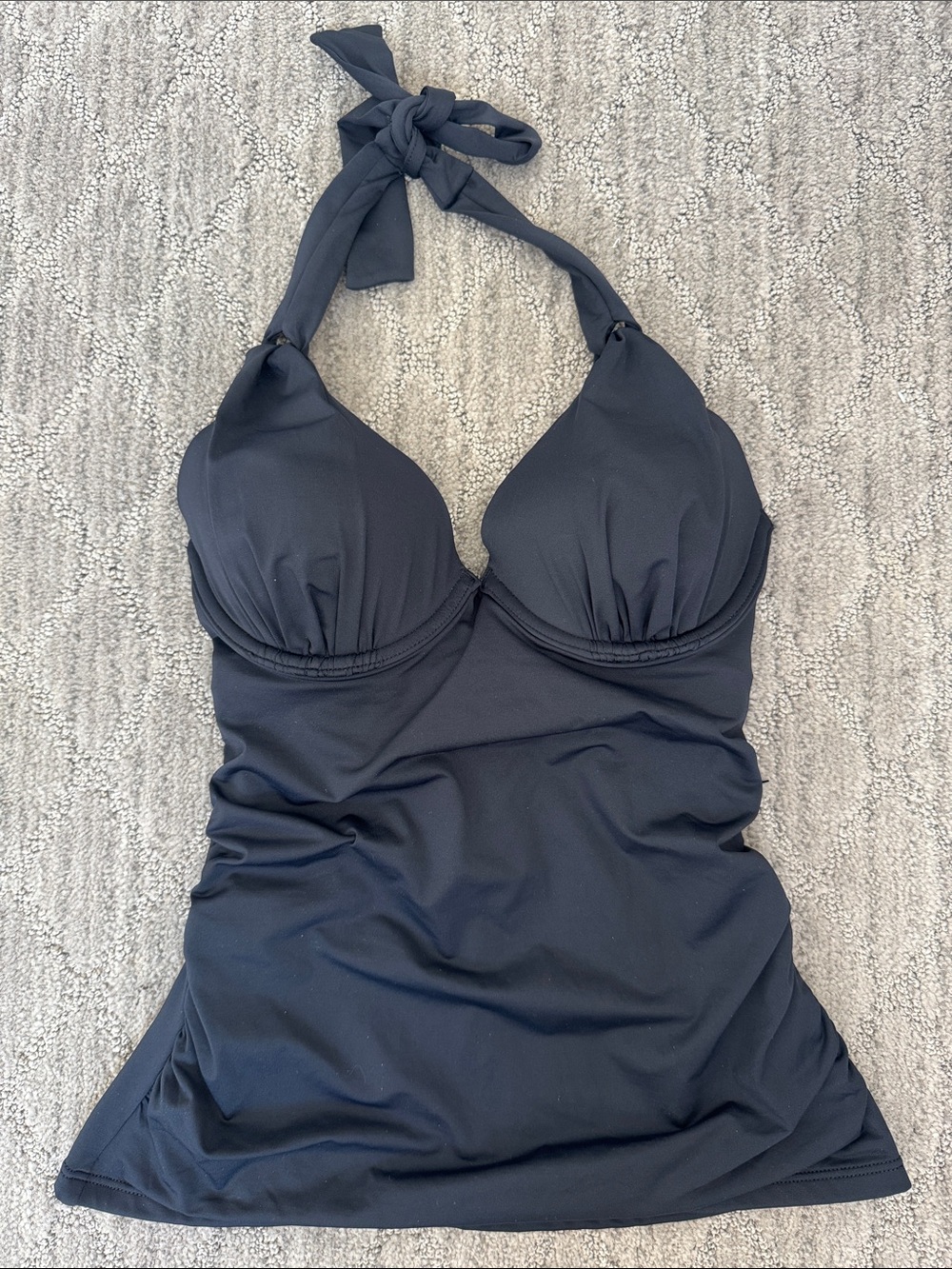 Tommy Bahama Black Halter Tankini